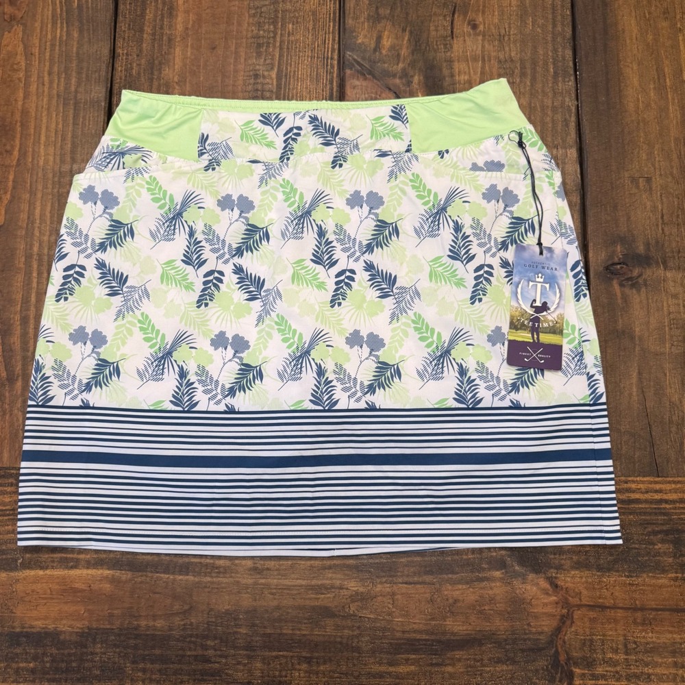 Tee Time‎ Golf and tennis Skort Floral Print Athletic Activewear Skirt Women's M